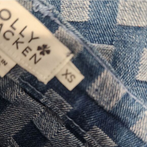 Molly Bracken Printed Denim MiniSkirt for Women - Picture 9 of 13